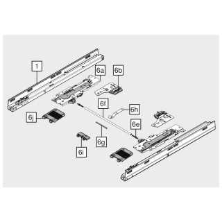 Szuflada Blum Tandembox Antaro Tip On Blumotion Mm Niska H Bia A