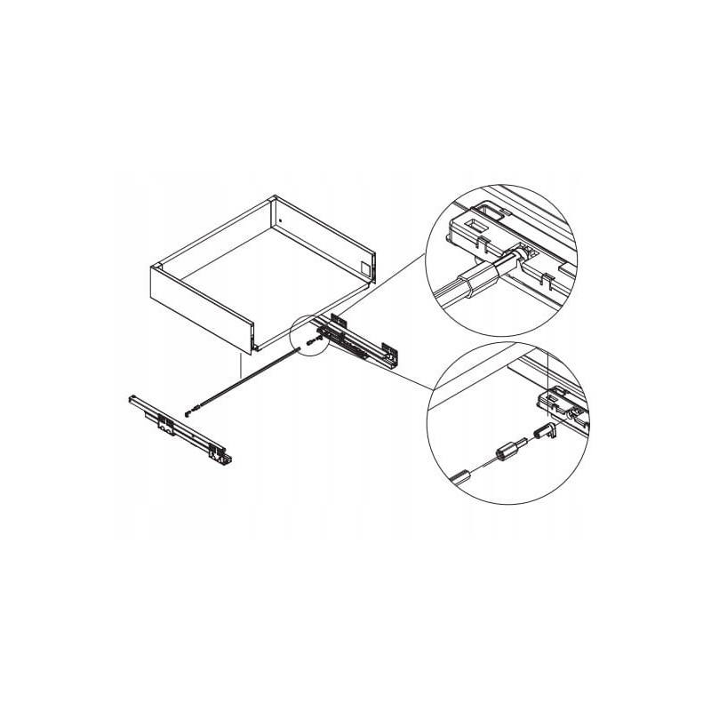 Poprzeczka synchronizująca GTV do AXIS PRO push to open 1200 mm - PB-AXISPRO-SYNCHRO-P2O