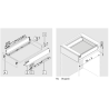 Boki szuflad Tandembox Antaro 500mm białe