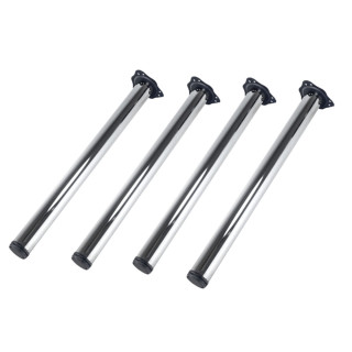 Noga meblowa okrągła GTV INNOVO H-820 Chrom  - 4 sztuki