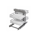 Kosz cargo narożny GTV MovixPro do szafki 500 mm chrom KO-WMC500-01B Kosz cargo narożny GTV MovixPro do szafki 500 mm chrom KO-WMC500-01B
