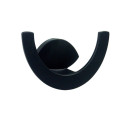 Wieszak meblowy Nomet Arto czarny mat Wieszak meblowy Nomet Arto czarny mat