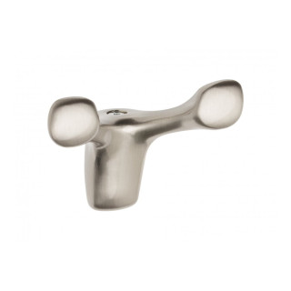 Wieszak meblowy GTV Toledo podwójny stal szczotkowana