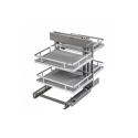 Kosz cargo narożny GTV MovixPro do szafki 450 mm chrom KO-WMC450-01 Kosz cargo narożny GTV MovixPro do szafki 450 mm chrom KO-WMC450-01