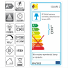 Oczko kwadratowe led 1,5W czarne barwa zimna