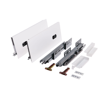 Szuflada GTV Axis 300 mm średnia biała