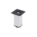 Noga meblowa Sq40 40x40 h100mm chrom Noga meblowa Sq40 40x40 h100mm chrom