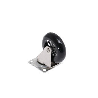 Kółko meblowe Brazylia fi75mm czarne