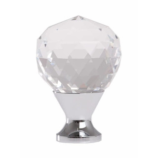 Gałka meblowa Crystal Palace fi30mm bezbarwny kryształ GZ-CRPA30-01