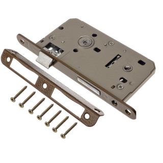 Zamek do drzwi 72/50 wpuszczany bez klucza WC JANIA Z082