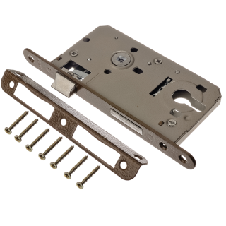 Zamek do drzwi 72/50 wpuszczany na wkładkę JANIA Z081