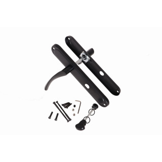 Klamki do drzwi z szyldem Kometa K-518-72 P2 Veramet