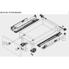 Prowadnica Tandem częściowy wysuw  Blumotion 600mm