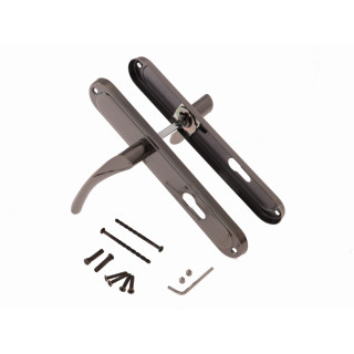 Klamki do drzwi z szyldem Kometa K-517-72 AB Veramet