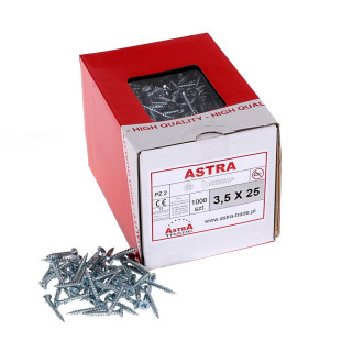 Wkręt 3.5x25 Astra 1000szt