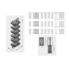 Kosz cargo maxi 40 cichy domyk 5 półki NOMET chrom W-7500-400 G2