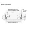 Wymiary montażowe szuflady Hafele Matrix S SLIM