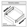 Elementy zestawu szuflady SEVROLLBOX SLIM 3D