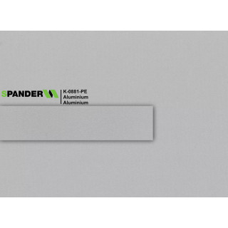 Obrzeże meblowe PCV 22mm /0,8mm Aluminium 0881 PE Spander