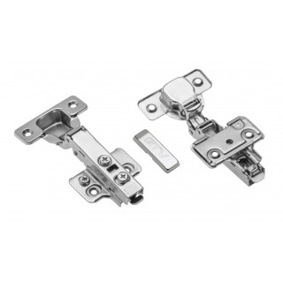 Zawias meblowy GTV samodomykający nakładany 3D z prowadnikiem