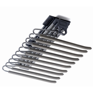 Wieszak górny na spodnie i krawaty antracyt