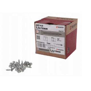 Wkręty do drewna Wurth 3,5 x 16 mm 0,96 kg / 1000 szt.