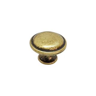 Gałka meblowa Nomet Ikar patyna stare złoto A-1014