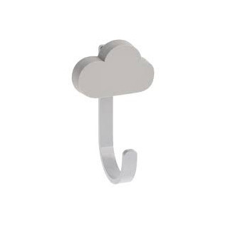 Wieszak meblowy GTV Kid chmurka szara
