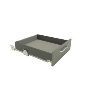 Szuflada SEVROLLBOX SLIM średnia H-116mm 300mm Grafit