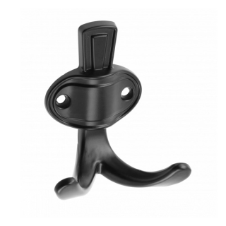 Wieszak meblowy GTV Coruna czarny mat