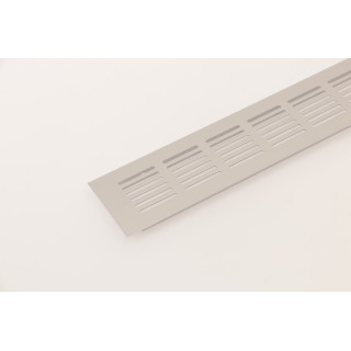 Kratka wentylacyjna szeroka srebrna