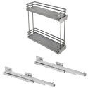Kosz cargo podblatowy boczny lewy 200 mm antracyt Kosz cargo podblatowy boczny lewy 200 mm antracyt