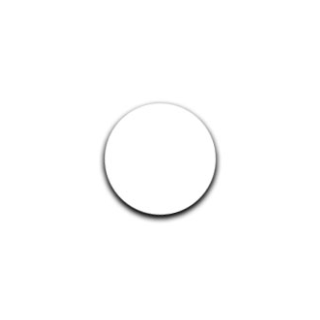 Zaślepka samoprzylepna 110 sm biała gładka