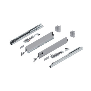 Zestaw akcesoriów TANDEMBOX antaro niska szara TIP-ON Blumotion