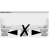 Szuflada BLUM Tandembox Antaro TIP-ON Blumotion 600 mm niska H-84 Szara 30kg
