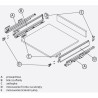 Elementy składowe szuflady Matrix S35