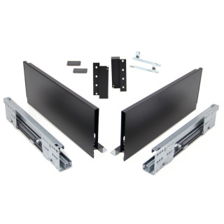 System szuflad Matrix S SLIM średnia czarna