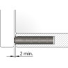 Odbojnik TIP-ON K-Push ITALIANA biały długi 37 mm mocny z magnesem