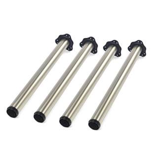 Noga meblowa okrągła GTV INNOVO H-710 Inox stal szczotkowana  - 4 sztuki