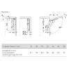 Podnośnik HAFELE Free Space 1.11 F Biały - komplet