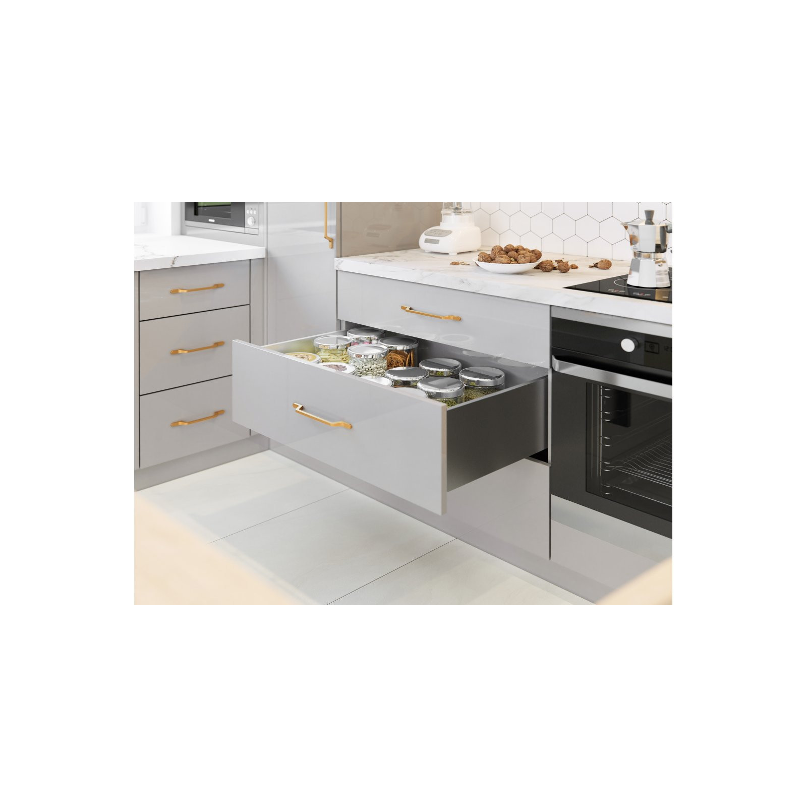 GTV - Meubelgreep Flavio - handvat handgrepen meubelgrepen - boorgatafstand 160 mm - Zamak - chroom glanzend