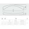 Uchwyt meblowy GTV Cleo 128 mm stal szczotkowana