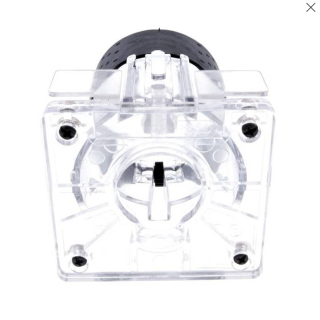 Przeźroczysta baza + obejma do frezarki ręcznej CMT