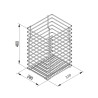 Kosz cargo dolny łazienkowy REJS 40 cm 1P cichy domyk biały