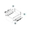 Szuflada REJS Comfort Box 500 mm wysoka H-204 biała 35kg