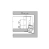 Szuflada REJS Comfort Box 400 mm niska H86 biała 35kg