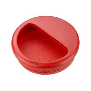 Uchwyt meblowy wpuszczany 50mm czerwony