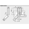 Zawias 45' klip Blum z spowalniaczem blumotion