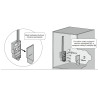 Pantograf Royal SEVROLL 564-764 mm szary 10kg
