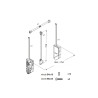 Pantograf Royal SEVROLL 564-764 mm szary 10kg